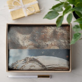 Decoupage Moon Scene Astronaut City Reflectie Tissuepapier (Geschenk)