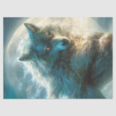 Decoupage Moonlit Weerwolf Fantasy Creature Tissuepapier (Voorkant)