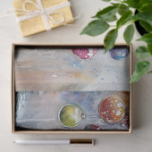 Decoupage Moose Kerst Ornamenten in Antlers Tissuepapier (Geschenk)