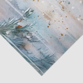 Decoupage Moose Kerst Ornamenten in Antlers Tissuepapier (Detail)