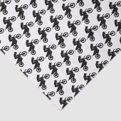 Decoupage Motorcross verjaardagsfeestje Tissuepapier (Detail)