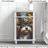 Découpage Mousseline Steampunk Hond Nepinkt 033Z Tissuepapier