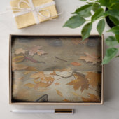 Decoupage Mr. Fox Bridges & Dochter Lily Tissuepapier (Geschenk)