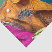 Decoupage Mr. Mrs. Frankenstein Hot & Haunted Coup Tissuepapier (Detail)