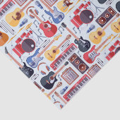 Decoupage Muziek Verjaardagsfeest Muziekinstrument Tissuepapier (Detail)