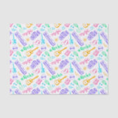 Decoupage Muziek Verjaardagsfeest Tissuepapier (Voorkant)