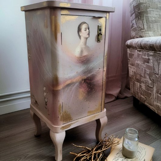 Decoupage Mysterie Woman Tissuepapier