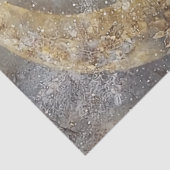 Decoupage Mystical Lions Head Crescent Moon Gold Tissuepapier (Detail)