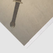 Decoupage Mystical Warrior & His Cheetah Tissuepapier (Detail)