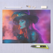 Decoupage Mystical Witches' Cauldron Brew & Cat Tissuepapier (Craft)