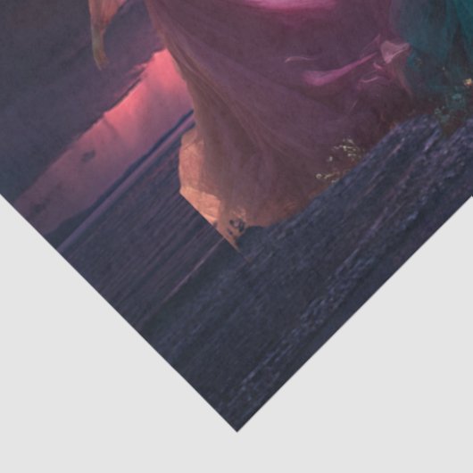 Decoupage Mystical Witches Lightening Storm Tissuepapier (Detail)