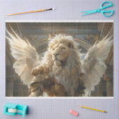 Decoupage Mythische Leeuw hoek vleugels beschermer Tissuepapier (Craft)