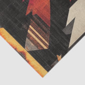 Decoupage Native American Wallpaper Design Tissuepapier (Detail)