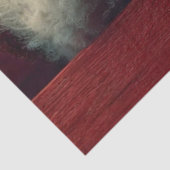 Decoupage Naughty or Nice Santa Claus Peeking  Tissuepapier (Detail)