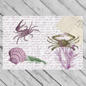 Decoupage Nautische Krab Schaaldier Tissuepapier