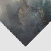 Decoupage Nebula Kosmische Leeuw Levendige Kleur Tissuepapier (Detail)