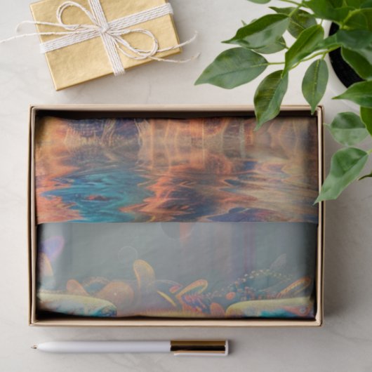 Decoupage Neon gekleurde Majestic Elephant Tissuepapier (Geschenk)