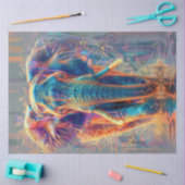 Decoupage Neon gekleurde Majestic Elephant Tissuepapier (Craft)