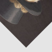 Decoupage - Noble Golden Retriever - Tissuepapier (Detail)