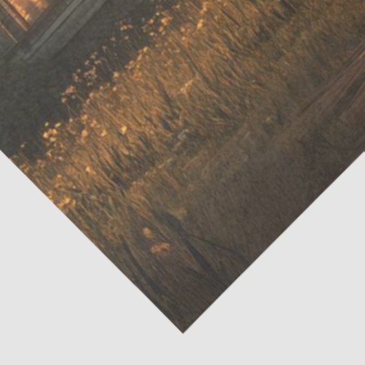 Decoupage Nostalgic Rustic Farmhouse Moon Tissuepapier (Detail)