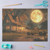 Decoupage Nostalgic Rustic Farmhouse Moon Tissuepapier (Craft)