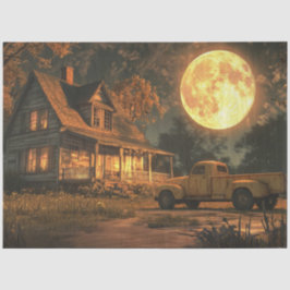 Decoupage Nostalgic Rustic Farmhouse Moon Tissuepapier