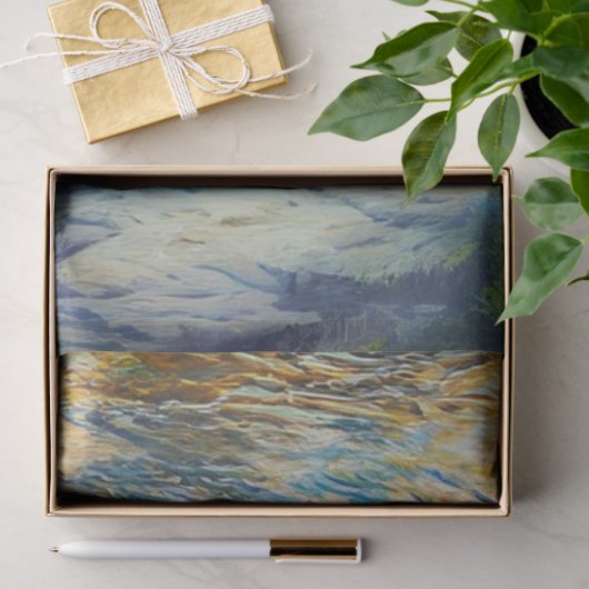 Decoupage Ocean Uitzicht Manatee Family Tissuepapier (Geschenk)