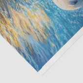 Decoupage Ocean Uitzicht Manatee Family Tissuepapier (Detail)