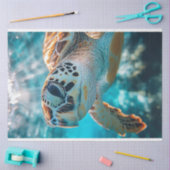 Decoupage Ocean Wildlife Fred de Mad Zee Schildpad Tissuepapier (Craft)