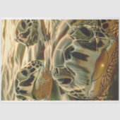 Decoupage Ocean Zee Schildpad Fotografie Tissuepapier (Voorkant)