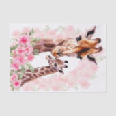 Decoupage oerwoud giraffe liefhebbers tissuepapier (Voorkant)