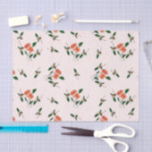 Decoupage of cadeau met de hand geschilderde bloem tissuepapier (Craft)