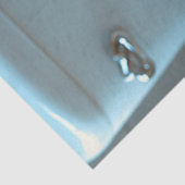 Decoupage Open Mouth Shark Toilet Zitje Tissuepapier (Detail)