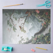 Decoupage Oriental Landscape Wallpaper Design Tissuepapier (Craft)