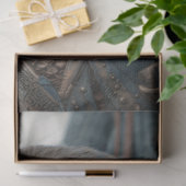 Decoupage Otter Warrior Blue Suit Tissuepapier (Geschenk)