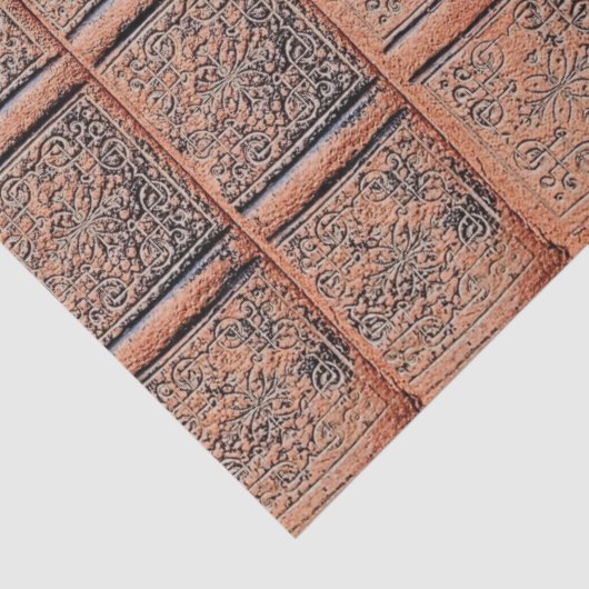 Decoupage oude Beige Book Library Tissuepapier (Detail)