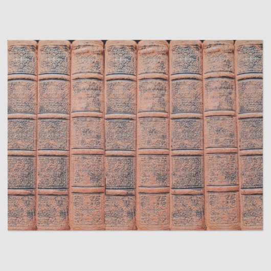 Decoupage oude Beige Book Library Tissuepapier (Voorkant)