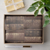 Decoupage Oude Boekruggen (Heraldisch) Tissuepapier (Geschenk)