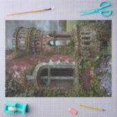 Decoupage Oude Ierse Kasteel overwoekerd Ivy Tissuepapier (Craft)