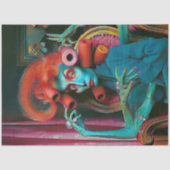 Decoupage overdreven Aanbevolen Persoon grillig Tissuepapier (Voorkant)