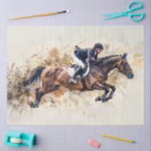 Decoupage Paardenspringen Tissuepapier (Craft)