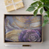 Decoupage Paarse Dag van de Dode Dame Tissuepapier (Geschenk)