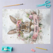 Découpage Paashaas Aquarel Achtergrond Tissuepapier (Craft)