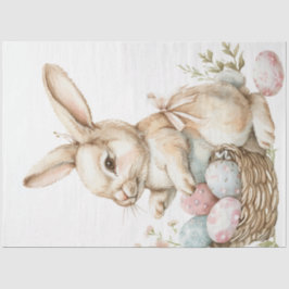 Decoupage Paashaas Eieren Decoraties Tissuepapier