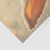 Decoupage Paashaas Grote ronde bril Tissuepapier (Detail)