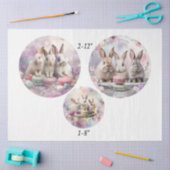 Decoupage Paashaas Macaroon 12" Rondes Tissuepapier (Craft)