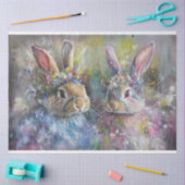 Decoupage Paaskonijnen Waterverf grillig Tissuepapier (Craft)