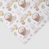 Decoupage Paasmand Bunny Waterverf Tissuepapier (Detail)