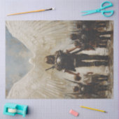 Decoupage Paasmorgen Kinderen Jezus verrezen Tissuepapier (Craft)