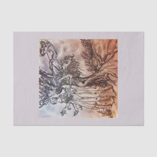 Decoupage Paper 10"x15" - Arthur Rackham 7 Tissuepapier (Voorkant)